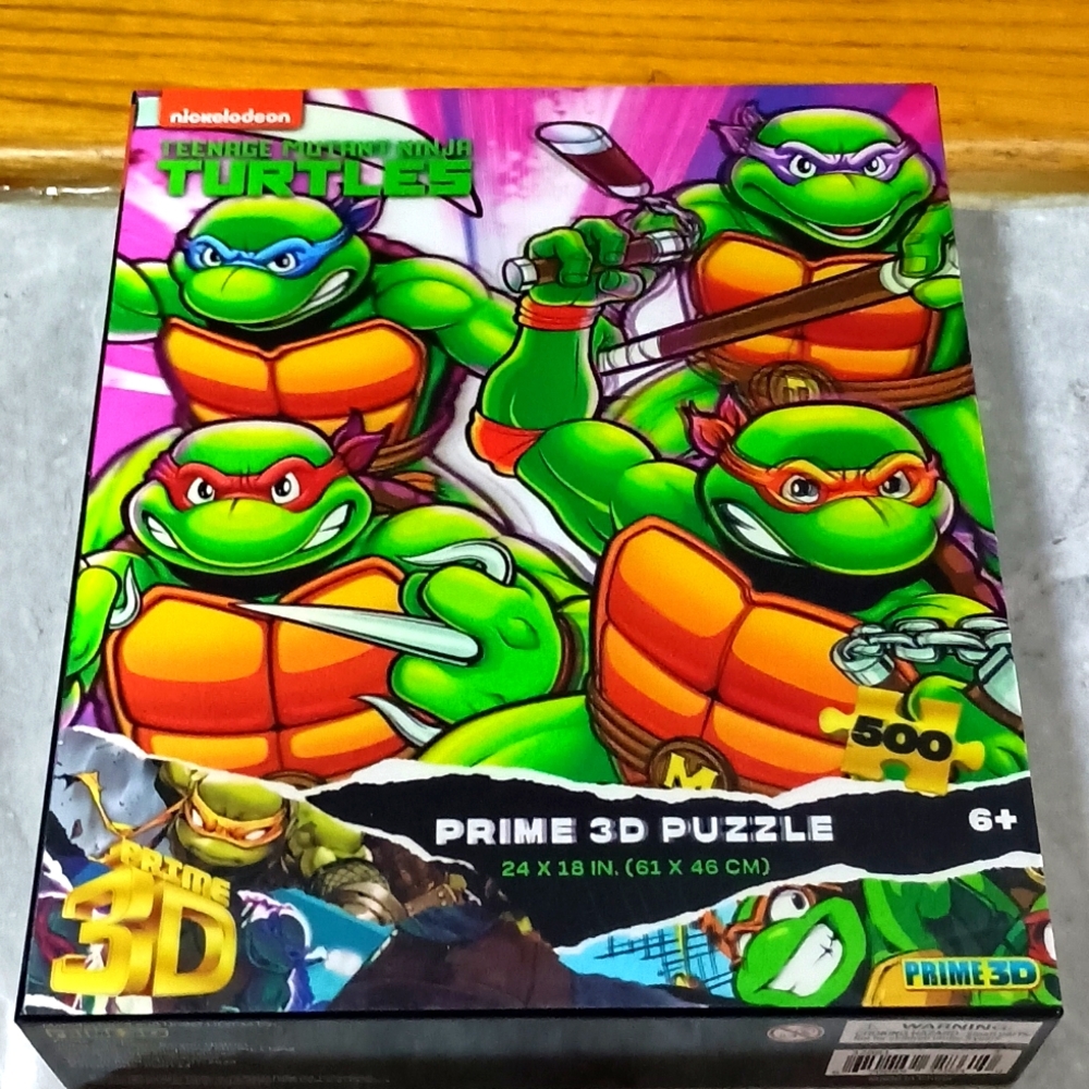 Limited Edition Teenage Mutant Ninja Turtles Puzzle Brand Nee